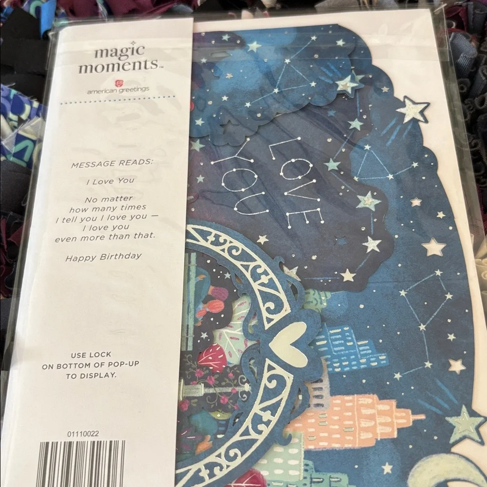 🆕American Greetings Magic Moments Displayable Pop Up Card And Envelope